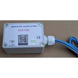 SEPARATOR AKUMULATORÓW 12V 70A IZOLATOR BATERII