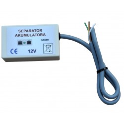 SEPARATOR AKUMULATORÓW 12V IZOLATOR BATERII SASM1