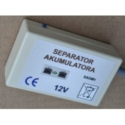 SEPARATOR AKUMULATORÓW 12V IZOLATOR BATERII SASM1