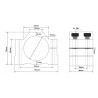 Uchwyt do frezarek CNC 65mm - mocowanie wrzeciona