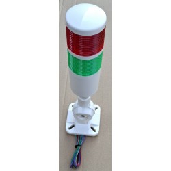 Kolumna Wieża Sygnalizacyjna LED 50mm - 2 moduły GR + BUZZER - 24V DC