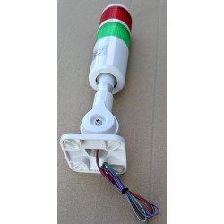 Kolumna Wieża Sygnalizacyjna LED 50mm - 2 moduły GR + BUZZER - 24V DC