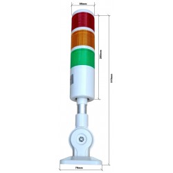 copy of LAMPA LED OSTRZEGAWCZA 24V WJAZDOWA KOGUT DO BRAMY