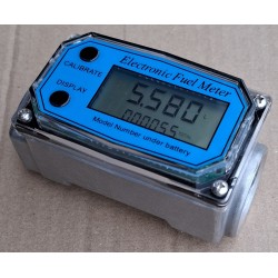Przepływomierz elektroniczny miernik przepływu ilości predkości wody DN25 1 cal