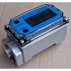 Przepływomierz elektroniczny miernik przepływu ilości predkości wody DN25 1 cal