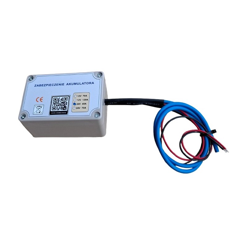ZABEZPIECZENIE AKUMULATORA 24V max 45A