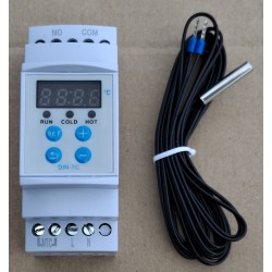 REGULATOR TEMPERATURY LED DIN TERMOSTAT -20+100'C