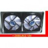 2x WENTYLATOR KOMINKOWY 17x30 + ZASILACZ ZESTAW