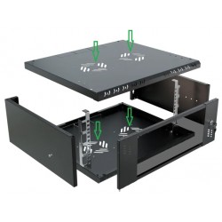 ZASILACZ + 2 WENTYLATORY 120mm DO SZAFY RACK np LANBERG ITP - GOTOWY ZESTAW