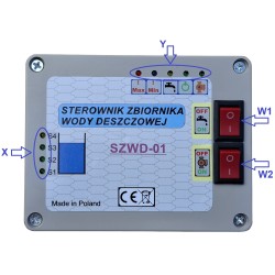 STEROWNIK ZBIORNIKA DESZCZÓWKI - POZIOMU WODY DESZCZOWEJ