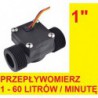 PRZEPŁYWOMIERZ CZUJNIK PRZEPŁYWU CIECZY 1cal 2-60L