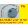 SILNIK 230V 15rpm WOLNOOBROTOWY 4W SILNICZEK