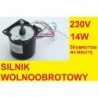 SILNIK 230V ELEKTRYCZNY 14W 50rpm WOLNOOBROTOWY
