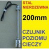 CZUJNIK POZIOMU CIECZY PŁYWAKOWY 200mm STAL NIERDZEWNA