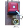 ZAWÓR 230V 3/4 cala KULOWY elektrozawór DN20