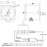 SILNIK 230V ELEKTRYCZNY 35W 15rpm WOLNOOBROTOWY