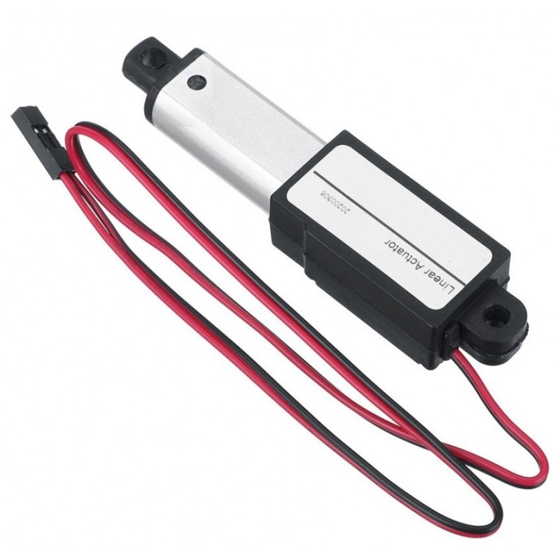 SIŁOWNIK ELEKTRYCZNY LINIOWY 12V 30mm MIKRO 5mm/sek