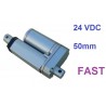 SIŁOWNIK ELEKTRYCZNY 24V MICRO SILNIK LINIOWY wysuw 50mm FAST